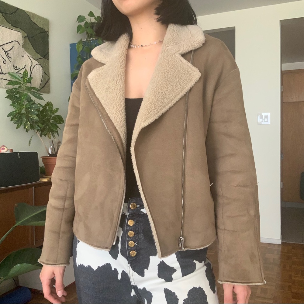 Zara Shearling Jacket - image 1